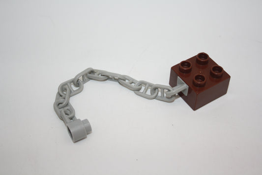 Duplo - Stein mit Ankerkette - braun - Ersatzteile - Zubehör