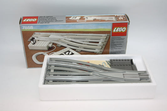 LEGO® Eisenbahn Set - 7859 Ferngesteuerte Weiche rechts 12 V  - Schienen - Eisenbahn - inkl. OVP