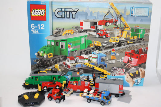 LEGO® Eisenbahn Set - 7898 Großes Güterzug Set - inkl. BA & Ovp (Unvollständig)