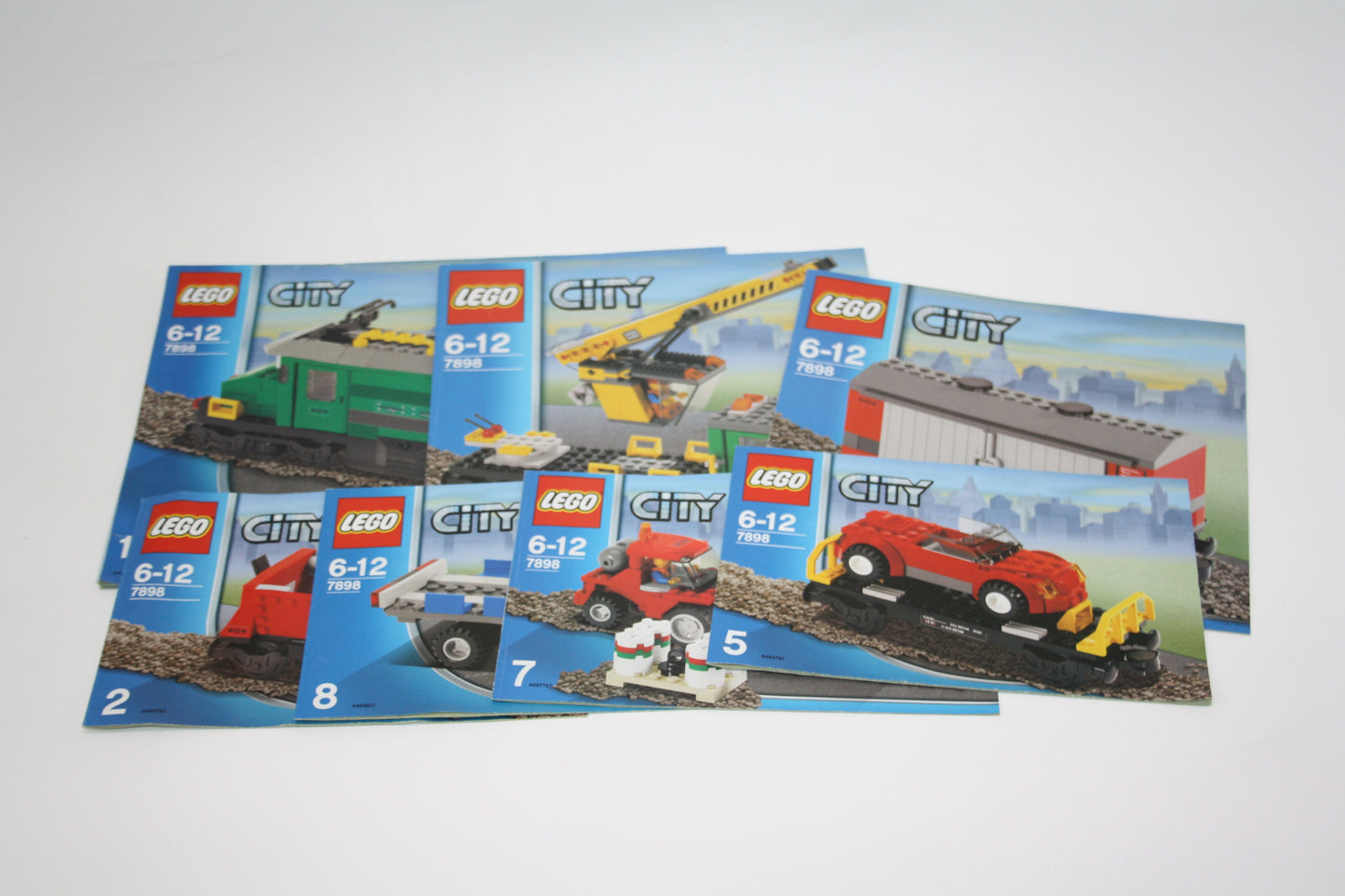 LEGO® Eisenbahn Set - 7898 Großes Güterzug Set - inkl. BA & Ovp (Unvollständig)