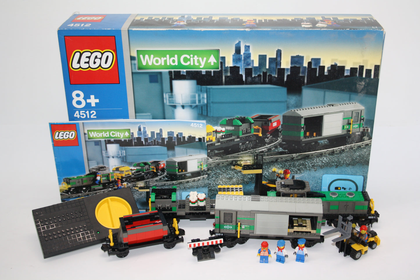 LEGO® Eisenbahn Set - 4512 Güterzug mit Trafo - inkl. BA & Ovp (Unvollständig)