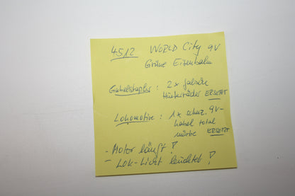 LEGO® Eisenbahn Set - 4512 Güterzug mit Trafo - inkl. BA & Ovp (Unvollständig)