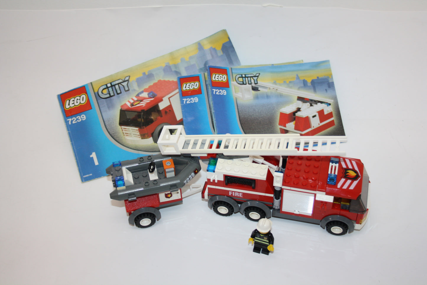 LEGO® - City Set - 7239 Feuerwehrlöschzug - inkl. BA & OVP