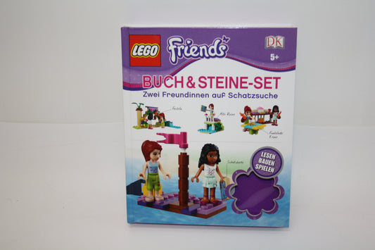 LEGO® Friends - LEGO Friends Buch & Steine-Set - Zwei Freundinnen auf Schatzsuche - inkl. Steine & Figuren