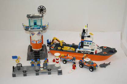 LEGO® - City Set - 7739 Rettungsschiff und Turm der Küstenwache - Unvollständig