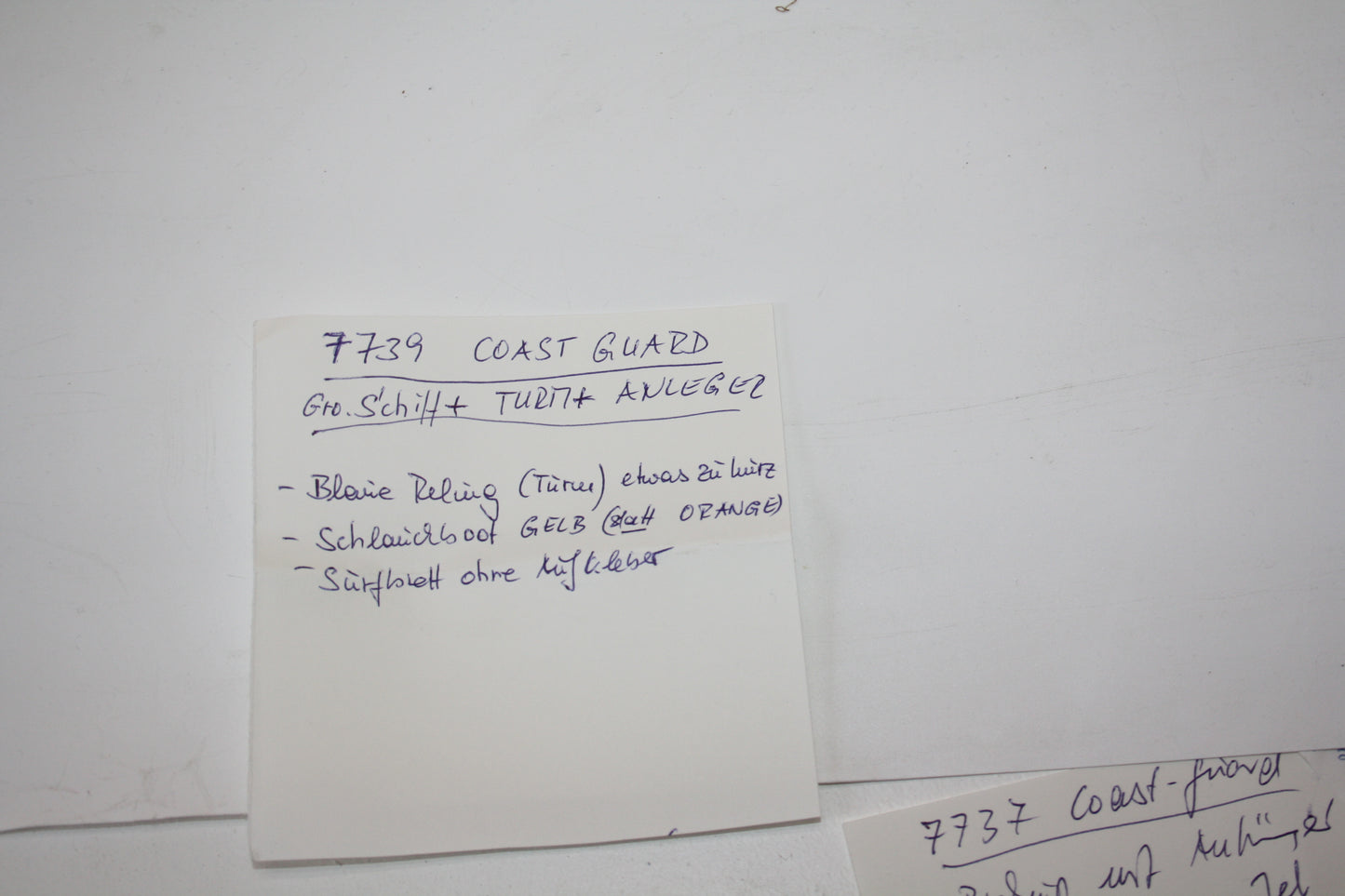 LEGO® - City Set - 7739 Rettungsschiff und Turm der Küstenwache - Unvollständig