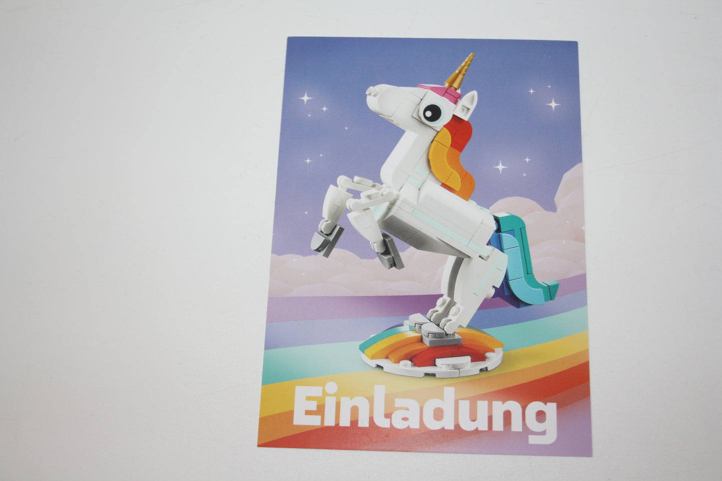 LEGO® - Geburtstags Einladungskarten - 5 Stück