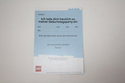 LEGO® - Geburtstags Einladungskarte - Dinosaurier Kostüm