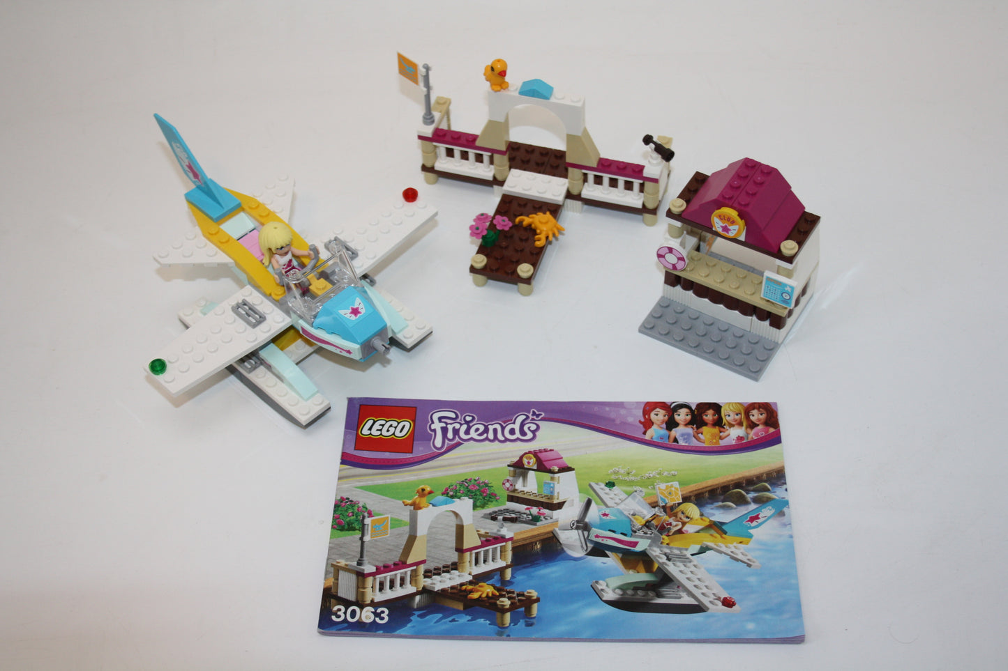 LEGO® Friends Set - 3063 Flugschule mit Wasserflugzeug - inkl. BA