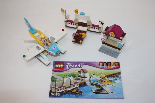 LEGO® Friends Set - 3063 Flugschule mit Wasserflugzeug - inkl. BA