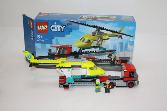 LEGO® - City Set - 60343 Hubschrauber Transporter - inkl. BA & OVP