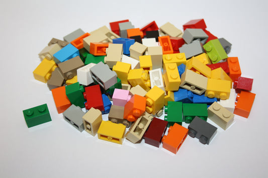 LEGO® - 100 1x2 Basic/Basis Steine/Grundbausteine - 3004 - bunt gemischt - Sparpaket