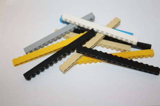 LEGO® - 10 1x16 Basic/Basis Steine/Grundbausteine - 2465 - bunt gemischt - Sparpaket