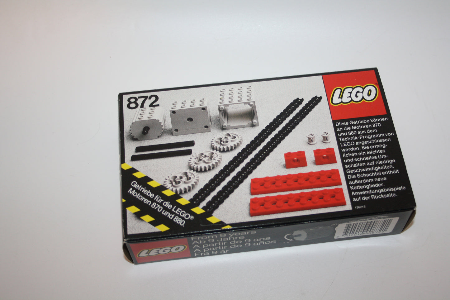 LEGO® - Technic Set - 872 Two Gear Blocks (Gear Reduction Kit) - inkl. BA & OVP