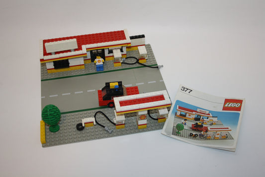 LEGO® - City/Town Set - 377 Shell Tankstelle/ Service Station - inkl. BA