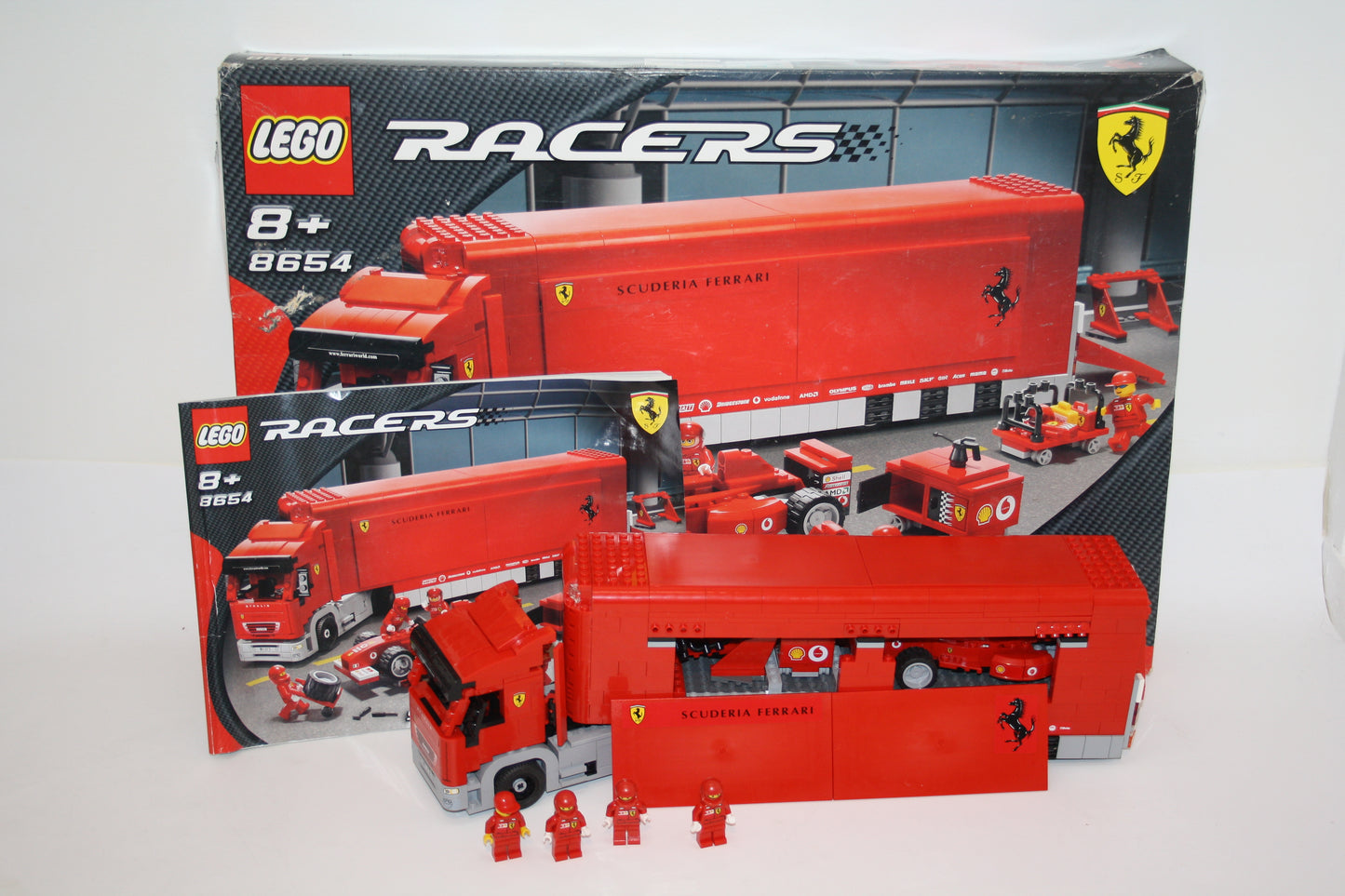 LEGO® Racers Set - 8654 Scuderia Ferrari Truck + BA & OVP