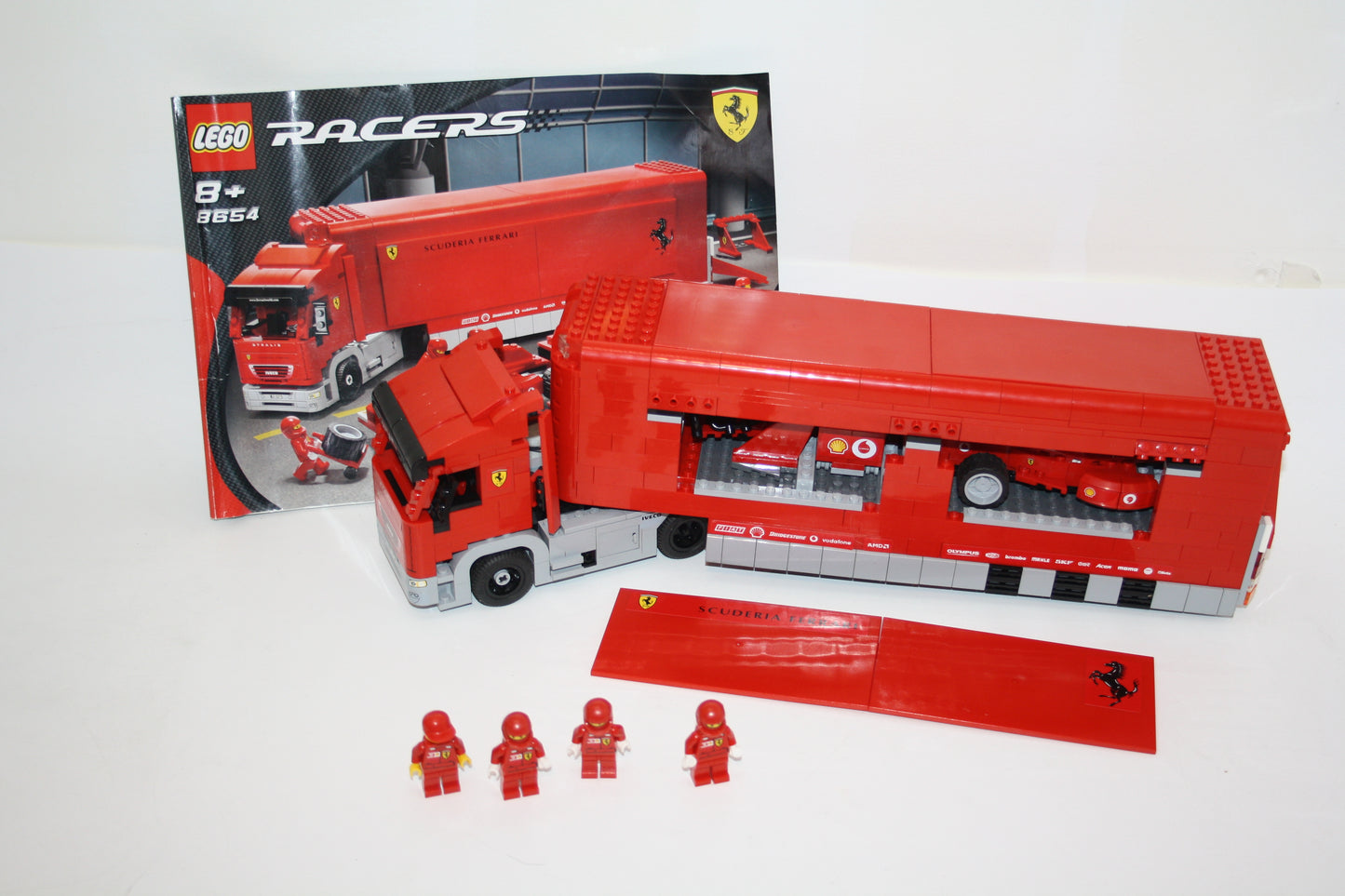 LEGO® Racers Set - 8654 Scuderia Ferrari Truck + BA & OVP