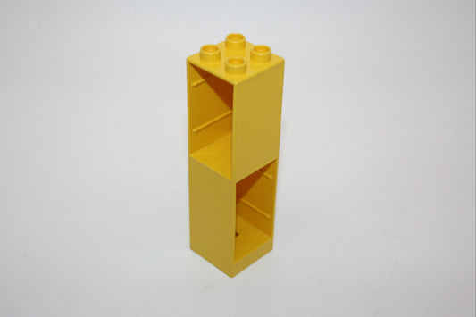 Duplo - Säulen/Eckwände mit Schubladen Vorrichtung - gelb - Einrichtung - Bauelement