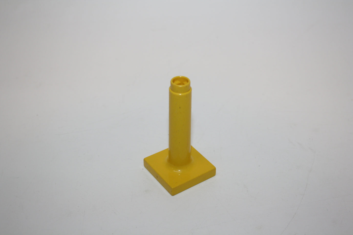 Duplo - Schilderstütze lang - gelb - Ersatzteil - Bauelement