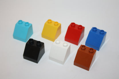 Duplo - Dachsteine/Schrägsteine 2x2 - versch. Farben - Grundbausteine - einzelne Steine