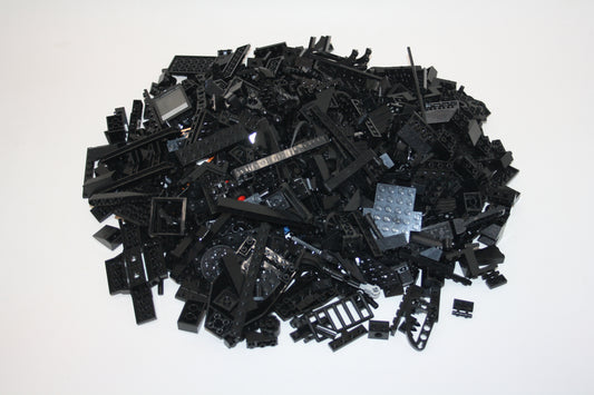 LEGO® Kiloware - 1kg Schwarze Teile - farblich sortiert