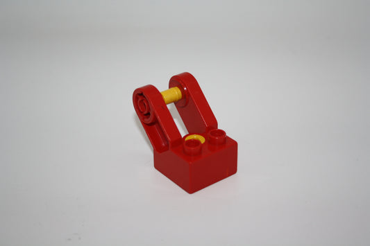 Duplo Toolo - 2x2 Stein mit abgewinkelter Halterung - 6284c01 - rot - Ersatzteil