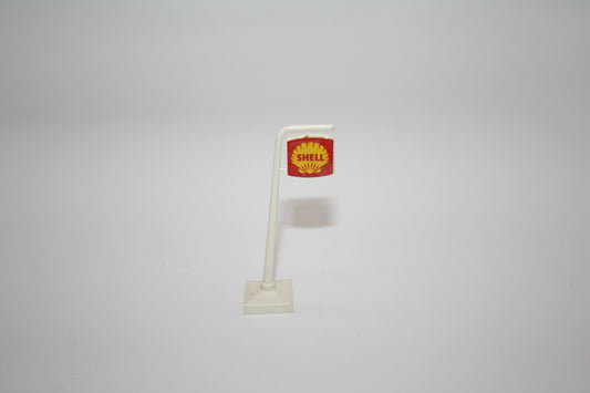 LEGO® - Verkehrsschild Ausleger gebogen mit Muschel-Logo-Muster - x454pb01- Einzelteile