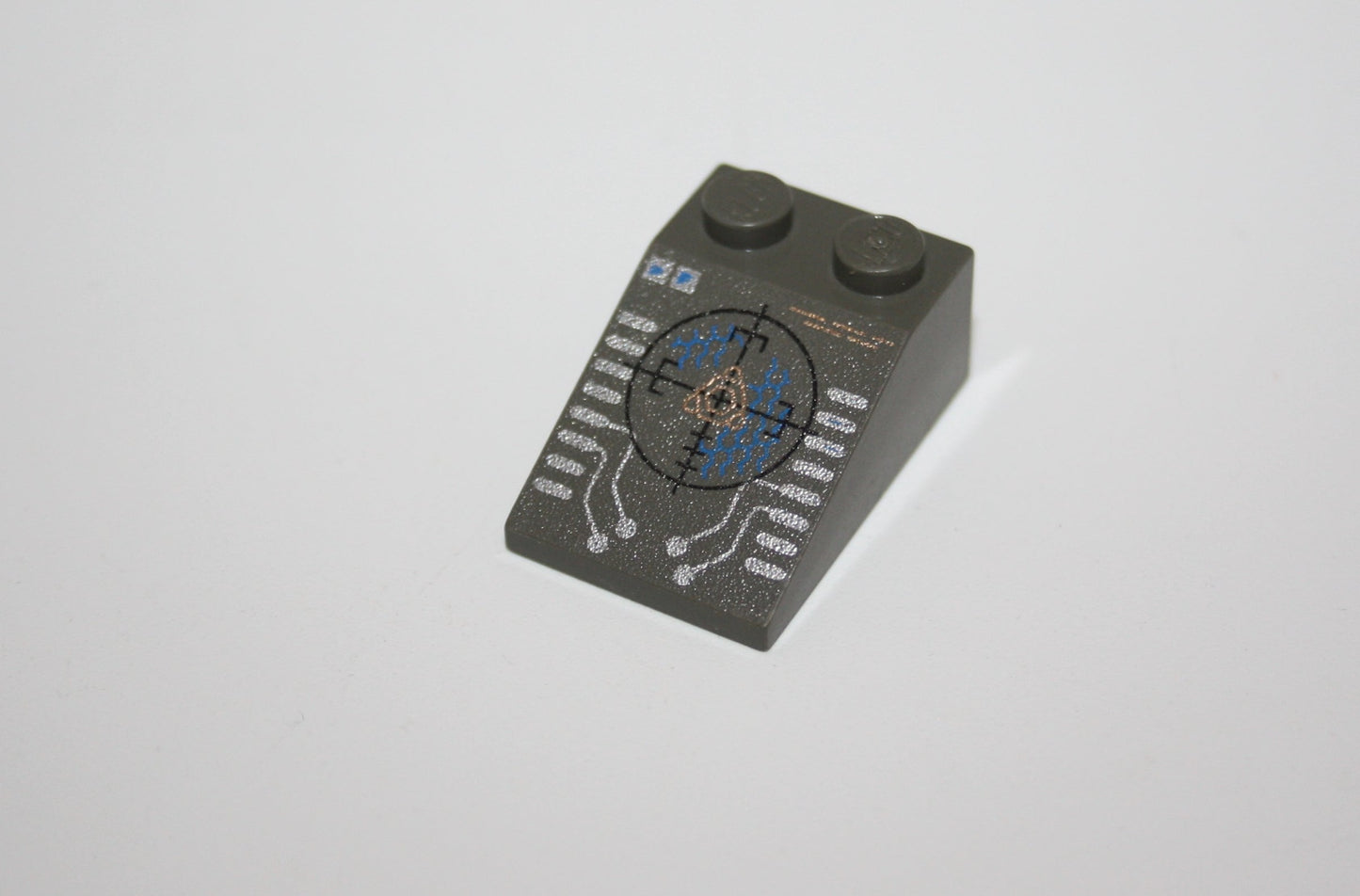 LEGO® - Insektoiden Zielfernrohr - Schrägstein/Dachstein/Slope 33° (3x2) - dunkelgrau - 3298pb005 - Bedruckt