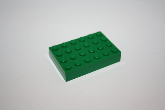 LEGO® - 4x6 Brick/Stein/dicke Platte - grün - 2356 - Platten/Fenster