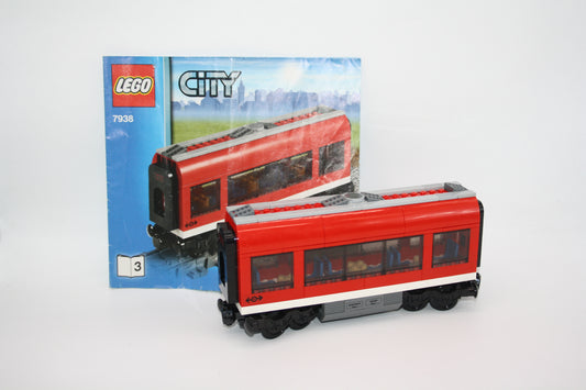 LEGO® Eisenbahn - Mittelwagen - aus 7938 - Waggon/Wagon - inkl. BA