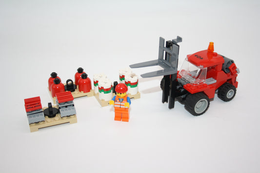 LEGO® Eisenbahn - Gabelstapler mit Paletten - aus 7898 - Fahrzeuge