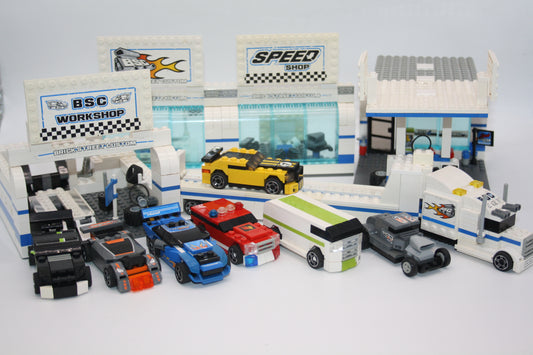 LEGO® - Racers Set - 8154 Brick Street Customs (Unvollständig) - inkl. BA