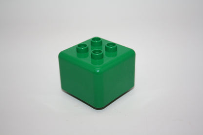 Primo® - 1x1 Adapter Stein (Primo -> Duplo)  - grün - große Teile