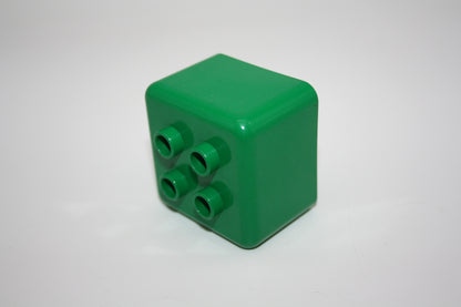 Primo® - 1x1 Adapter Stein (Primo -> Duplo)  - grün - große Teile