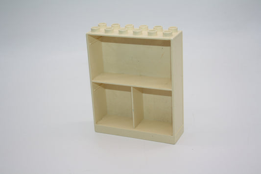 Duplo - Regal/Trennwand/Schrank f. Puppenhaus - weiß - B-Ware