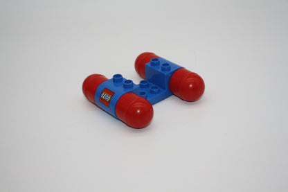 Duplo - Retro/Vintage Auto mit dicken Rädern - rot/blau - Auto/PKW - Fahrzeuge