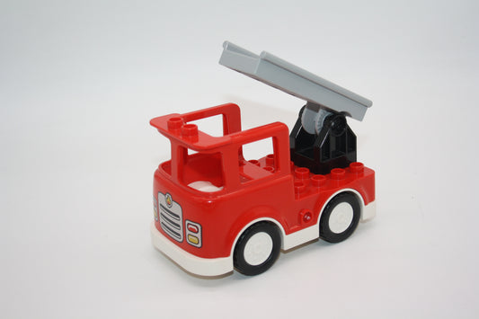 Duplo - Feuerwehr Leiterwagen klein - rot - Auto/PKW - Fahrzeuge