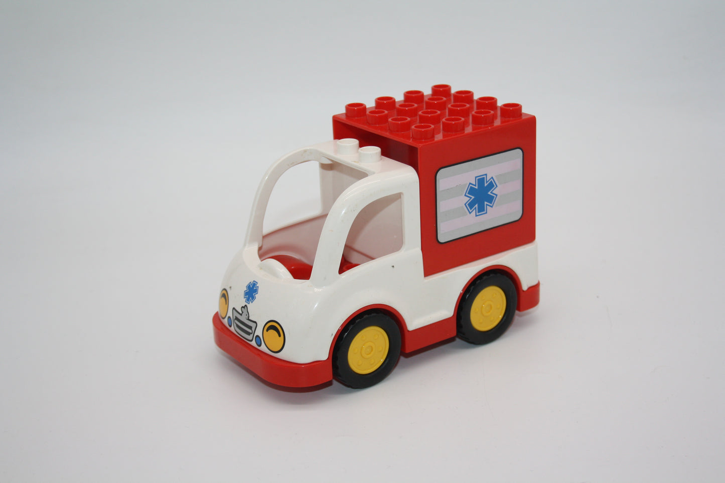 Duplo - Krankenwagen/Rettungswagen neuere Serie - rot/weiß - Auto/PKW - Fahrzeuge