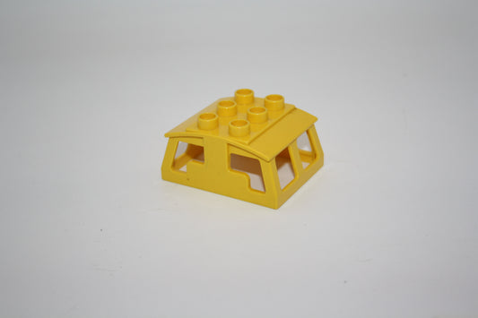 Duplo - Kabinendach für die alten Dieselloks - E-Loks - gelb - Eisenbahn