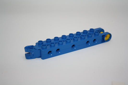 Duplo Toolo - 2x8 Stein mit beweglichem Clip - bar102 - blau - Ersatzteil