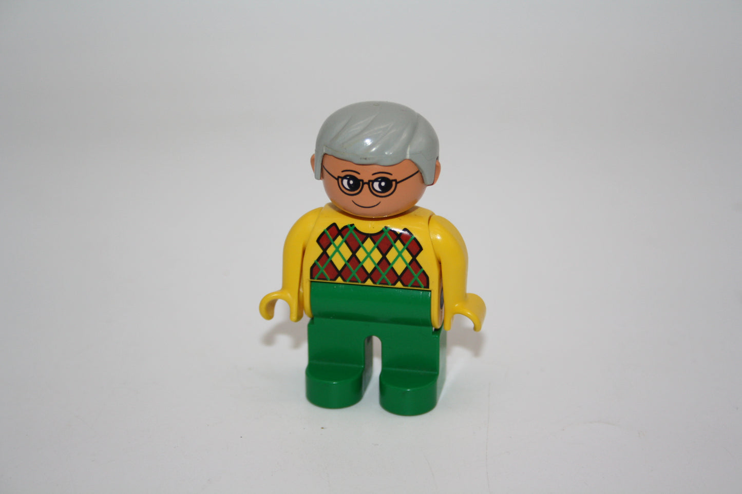 Duplo - Opa alt - grüne Hose/gelbes Oberteil - Mann - Figur