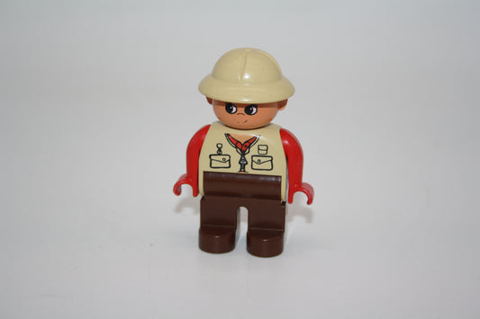 Duplo - Safari Ranger alt - rote Ärmel - Mann - Figur