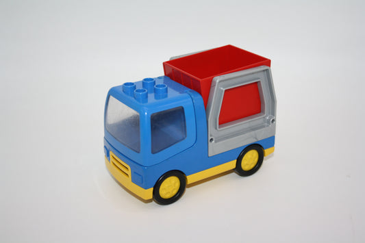 Duplo - Container LKW/Kipplaster mit Funktion - zuf. Farbe - Baustelle - LKW/Lastwagen - Fahrzeuge