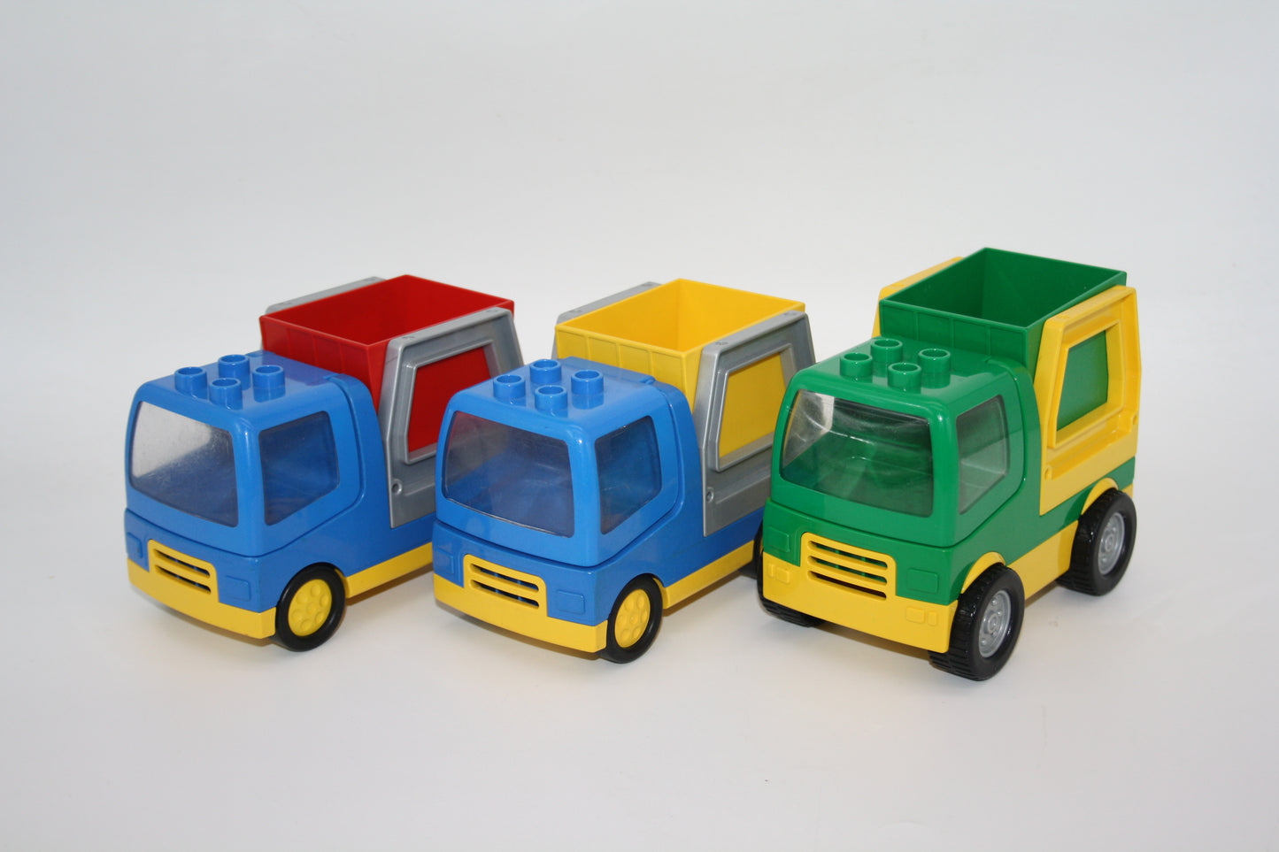 Duplo - Container LKW/Kipplaster mit Funktion - zuf. Farbe - Baustelle - LKW/Lastwagen - Fahrzeuge