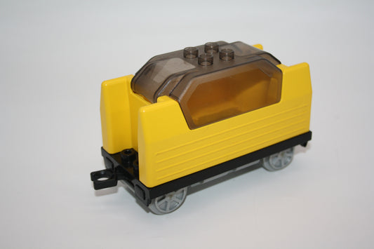 Duplo - Intelli Personenwagen inkl Infrarot Fahrwerk - gelb - Eisenbahn - Wagon/Waggon