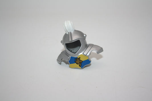 Duplo - Rüstung/Ritterhelm Löwenlogo - Silber - Zubehör/Accessoire