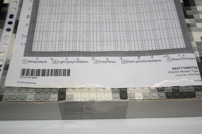 LEGO® - Set - 3443 Mosaic - mit Tiger Motiv - inkl. BA & OVP