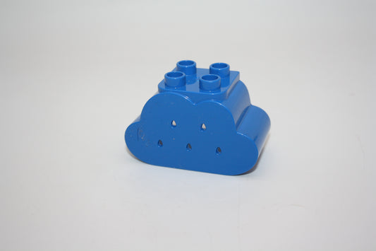 Duplo - Regenwolke mit Wasser durchlässigen Löschern - hellblau - Motivstein - Mein erstes Duplo
