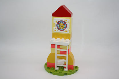 Duplo - großer Kletterturm mit Turnleiter als Rakete aus 10991 Traumspielplatz - neu/unbespielt