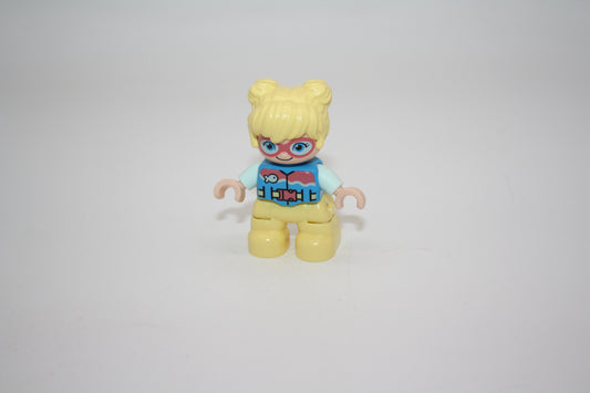 Duplo - Mädchen - Taucherbrille - gelbe Hose/blaue Schwimmweste - Figur - neu/unbespielt